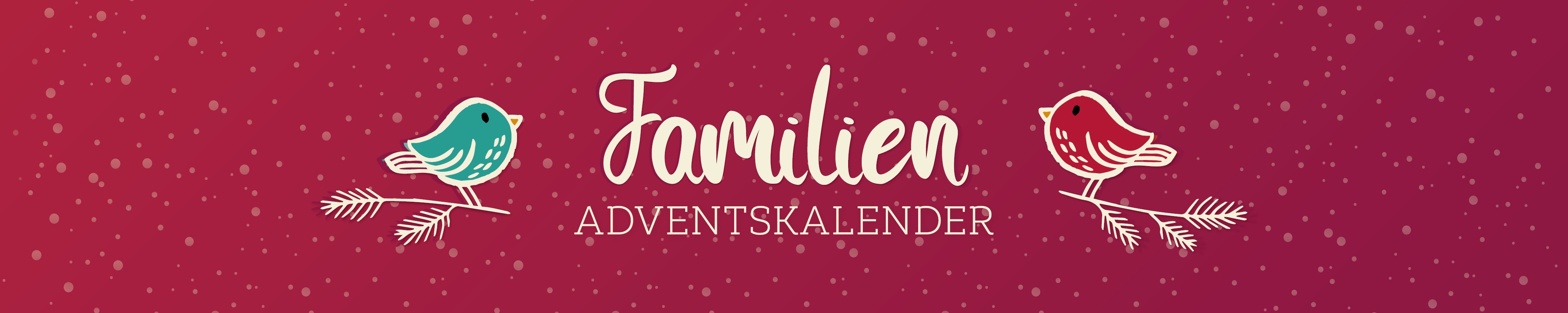 Banner zum Familienadventskalender